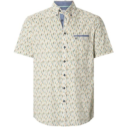 Babista herren Overhemd Met Korte Mouwen - 45/46 - wit - Plus Size