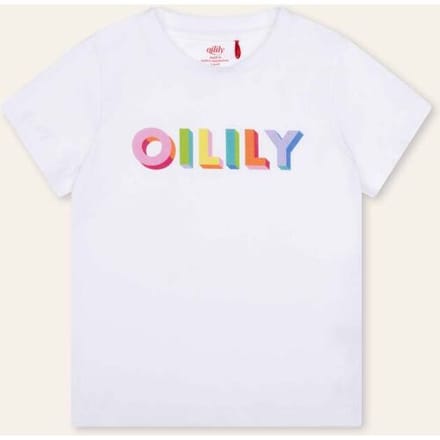 Oilily Tak T-Shirt- maat74/12m Bright Wit