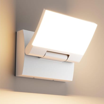 Draaibare Buitenwandlamp Wit 30W 2000LM IP65 Warm Wit voor Terras en Entree