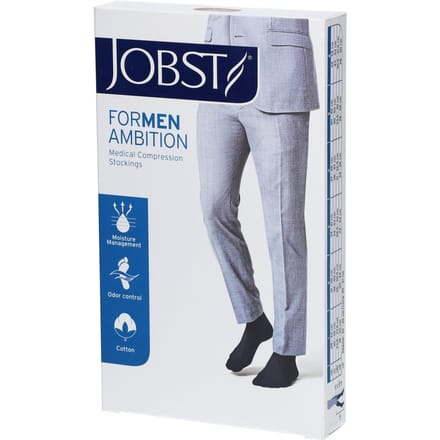 JOBST For Men Ambition Kniekous Compressieklasse 1 AD Navy Medium Kousen