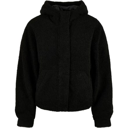 Urban Classics - Short Sherpa Jacket - S - Zwart