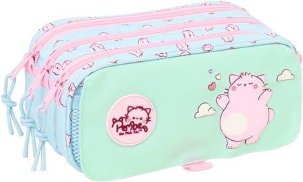 Pembe Etui The Pink Cat - 21.5 x 10 x 8 cm - Polyester