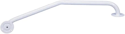 Gebogen Leuning - Trapleuning Wandmontage - Veilig Lopen - Duurzame Epoxy Afwerking - 720mm - Wit