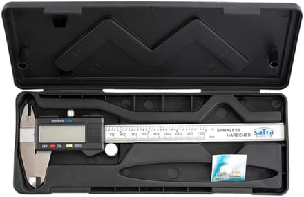 digitale schuifmaat 150 mm - schuifmeter - schuifpasser - meter - satra