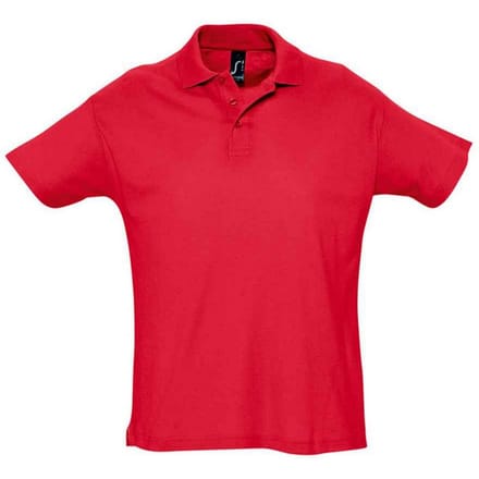 SOLS Heren Zomer II Poloshirt (Rood)