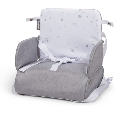 Baninni 2-in-1 Stoelverhoger & Lunchtas Elvira Grijs