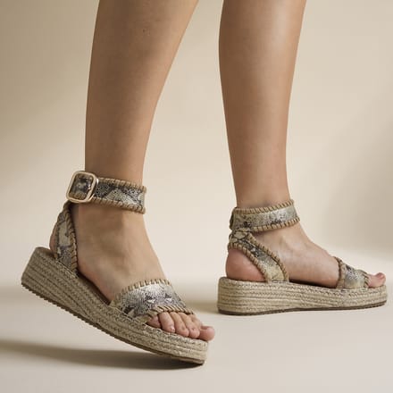 Cellini Espadrilles bruin Textiel - Maat 38