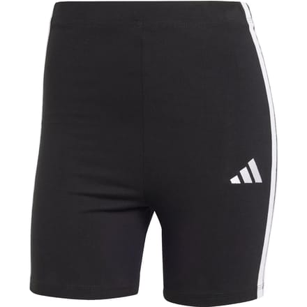Adidas Sportswear Essentials 3-Stripes High Waisted Biker Short - Dames - Zwart