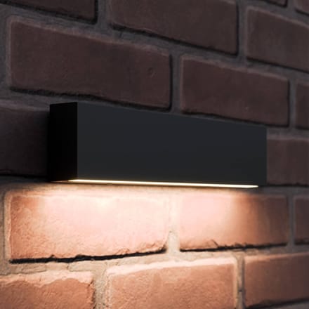 Lucande LED buiten wandlamp Elvira, antraciet, metaal, warmwit, IP65