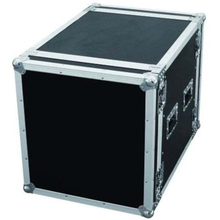 Roadinger PR-2ST 19 inch rack 12 HE Hout Incl. greep