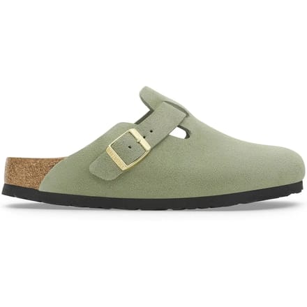 Damesklompen Birkenstock Boston Soft Footbed Suede Leather