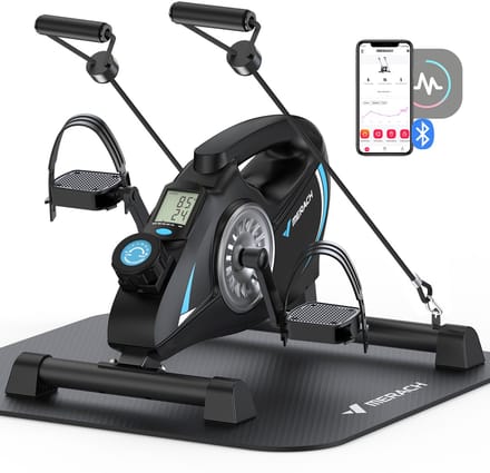 MERACH Mini Hometrainer - Bluetooth Connectiviteit - Antislipmat - Dubbel Gebruik