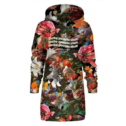 "Lucky People Club" Oversize hoodiejurk