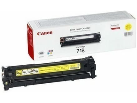 Canon 718 toner cartridge geel (origineel)