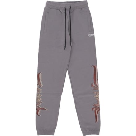 Lichtgewicht trainingsbroek heren gothic sh print broek grijs