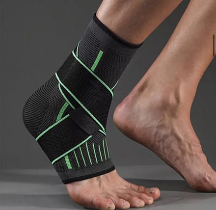 Chibaa - Enkelband - Enkelbraces - Ondersteuning - Sport - Blessures en herstel - Verstelbaar - Large (41-43)