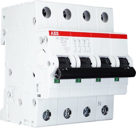 ABB krachtgroep 3 Polig +N C25ampere