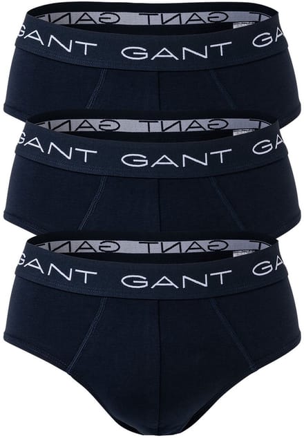 Gant Ondermode Uni Color Brief 3Pack Marine / male