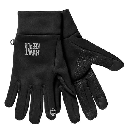 Thermo sporthandschoenen heren - Zwart - 1-Paar - Zwart / S/M