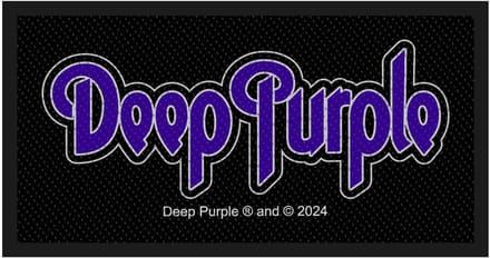 Deep Purple - Logo Patch - Zwart