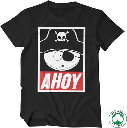 South Park Eric Cartman Ahoy biologisch T-shirt zwart