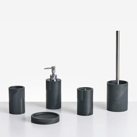 SEPAHUA - Badkameraccessoireset - Zwart - Polyresin