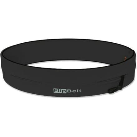 FlipBelt Classic - Running Belt – Hardloopriem voor Telefoon, Water en Meer – Unisex – Zwart - M