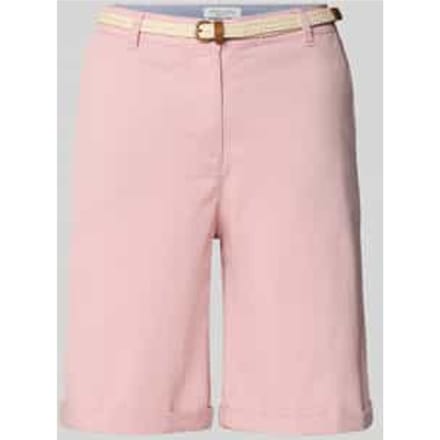 Chino-bermuda met riem