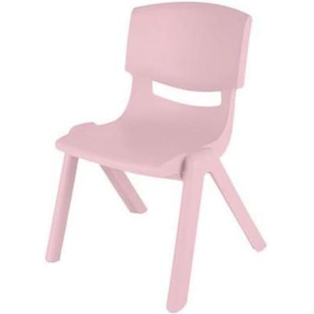 Kinderstoeltje Plastic pastelroze Tafels & Stoelen