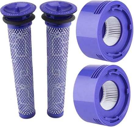XL Set HEPA Pre- & Post Filter geschikt voor Dyson V7, V8 96747801 Accessoires Vervanging DC58, DC59, DC61, DC74