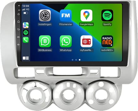 Carplay autoradio voor Honda Jazz | 2002 t/m 2005 | Android 13 | Draadloos Apple Carplay & Android auto | 2GB + 32GB | 8-Core processor | Davilon | 2025 model | 2002 2003 2004 2005 | Bluetooth & Wifi