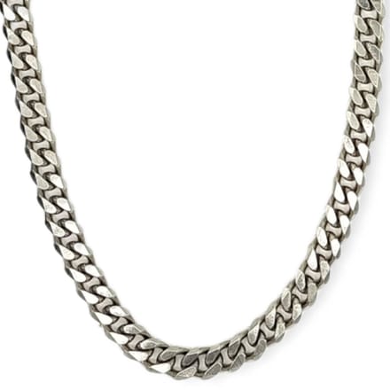 Tesoro Mio Michel - Stoere Grote Ketting – Edelstaal – Gourmet Schakel – L 50 cm, B 0.8 cm
