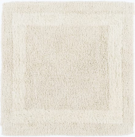 Homescapes douchemat crème 50x50 cm gemaakt van 100% katoen