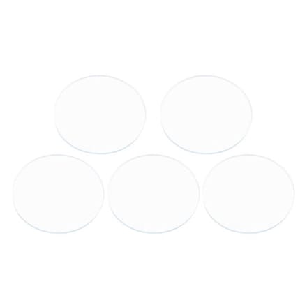 Dailygoody - Horlogeglas Vervangset - 5Pcs Plat Kristal Glas - Ideaal