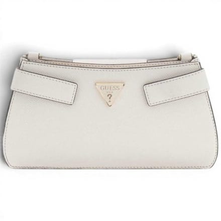 GUESS schoudertas Serenova Mini Crossbody Bag Creme White wit