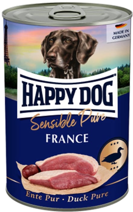 Happy Dog Sensible Pure France - Eend - 12 x 400 g