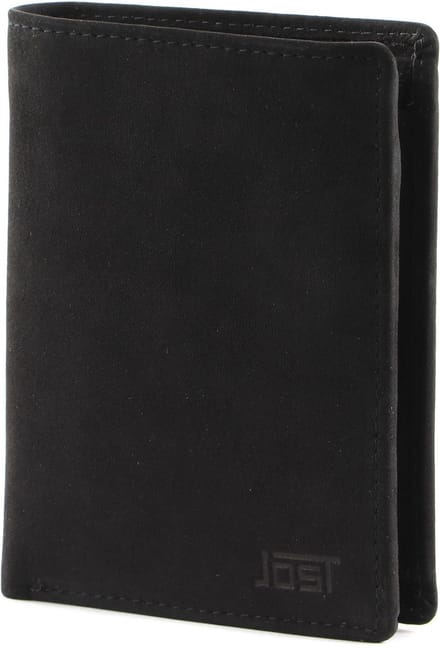 JOST Leren Portemonnee Vaxholm Wallet Black Zwart