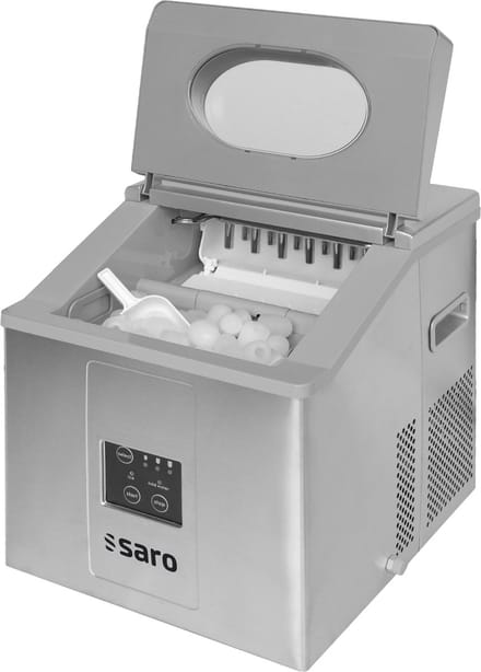 SARO IJsblokjesmachine - 15kg/24u - 3 ijskegel maten - Compact professioneel model EB 15