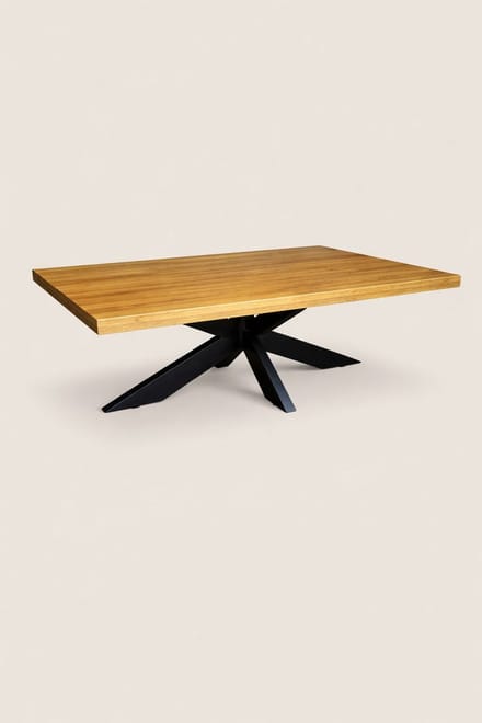Salontafel 120 cm Mangohout – Rechthoekig – Industrieel