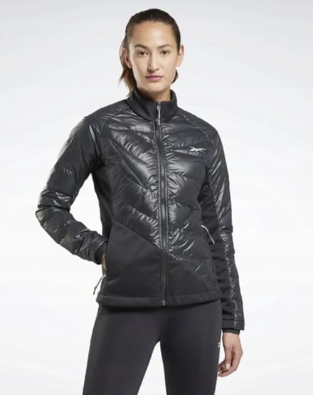 Reebok - Sportjas - Zwart - Logo - XL