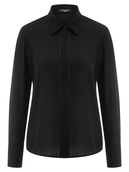 Blouse lange mouwen Van Fadenmeister Berlin zwart