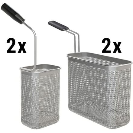 GGM Gastro Nudelkorb-Set - 2x 1/3 & 2x 1/6