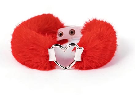 Smart Moves - Love Collar - Kunstbont - Hartvormige Ring - Rood