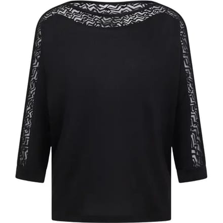 Dames-T-shirt met lange mouwen Cecil Batwing Burnout