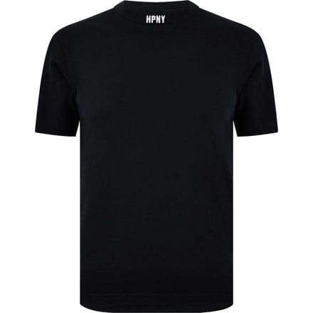 Heron Preston Heren Effen Crew Hals T-shirt (Zwart)