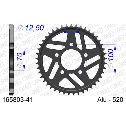 Tandwiel Afam 520 41 dents