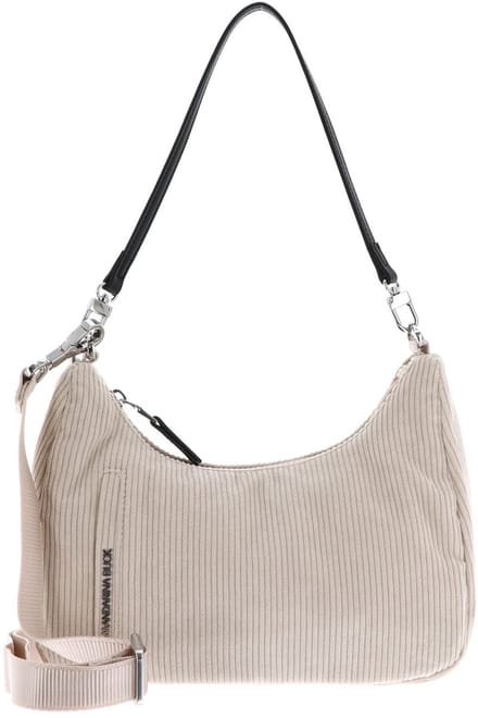 MANDARINA DUCK schoudertas Hunter Velvet Hobo Bag Cashmere crème