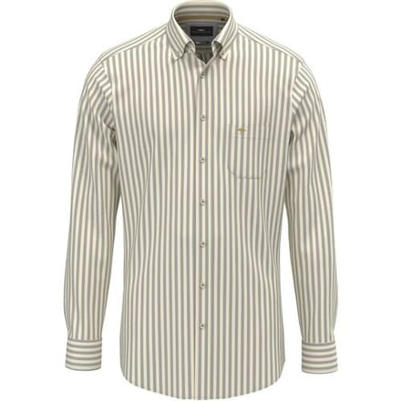 Fynch-Hatton Overhemd Washed Oxford Stripe Button-Down Amber / male
