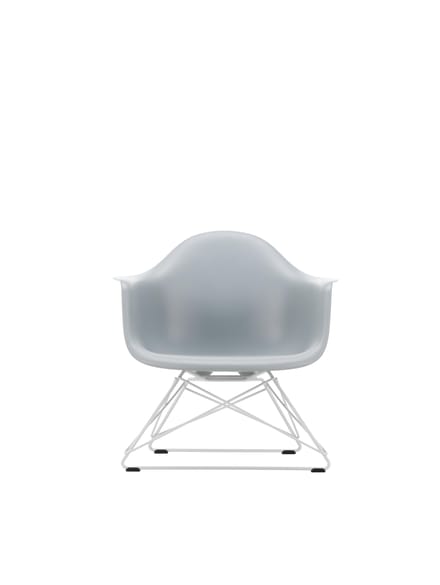 Vitra Eames Plastic Armchair LAR - lichtgrijs RE - wit - lichtgrijs RE