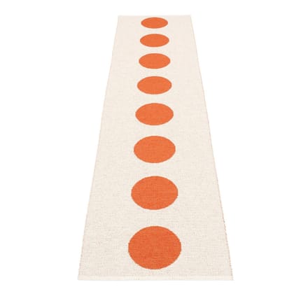 Pappelina - Vera vloerkleed - oranje - 70 x 300 cm